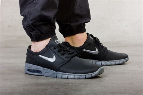 nike herren stefan janoski max schwarz nero|Nike stefan janoski max.